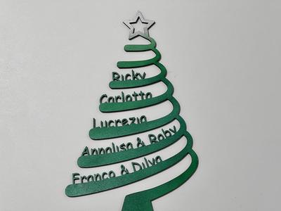 Christmas Tree Laser and 3d print (4mm)
