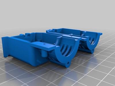 Small shell for stock hotend after converting to bowden extruder