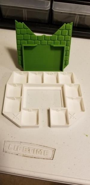 Gloomhaven Monster Stats and Damage Holder - ring (Two Pieces)