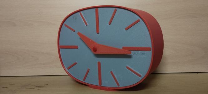 simple table top clock - modular supportless