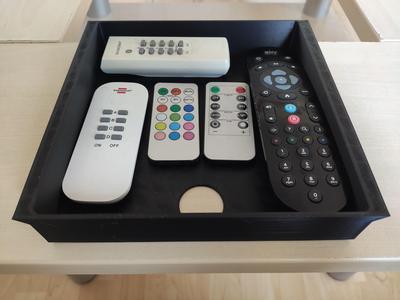 Remix for: Remote holder tray for coffee table