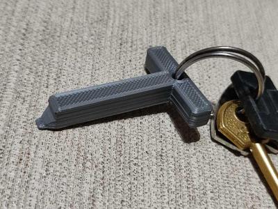 Emergency doorknob with screwdriver (Picaporte de emergencia)