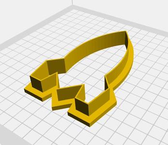 Rocket Cookie Cutter