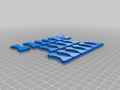2D Chess Set - Model A1