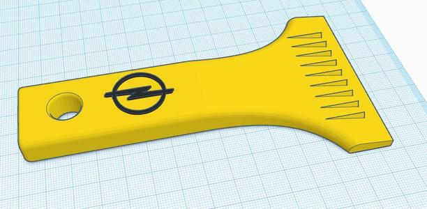 Ice scraper Opel