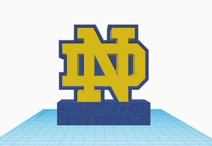 Notre Dame University Plaque