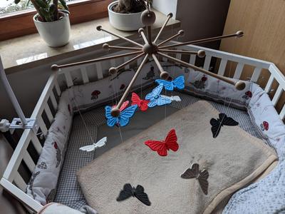 Butterfly for baby mobile
