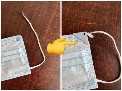 Mask rope holder