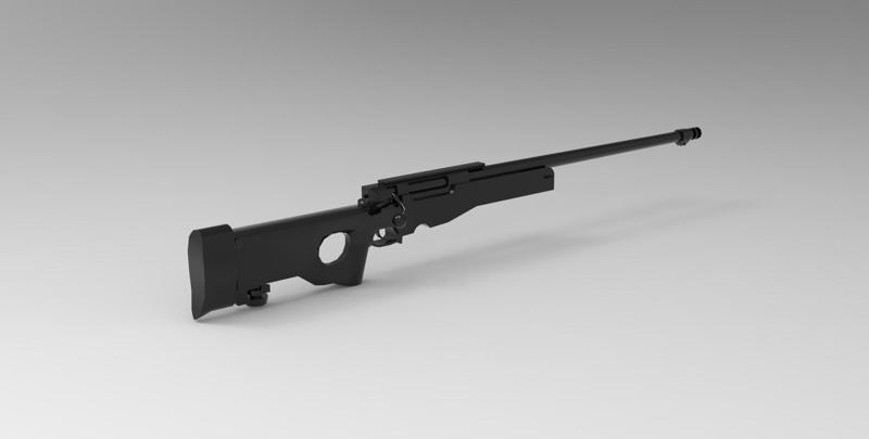 Accuracy International AWM sniper rifle