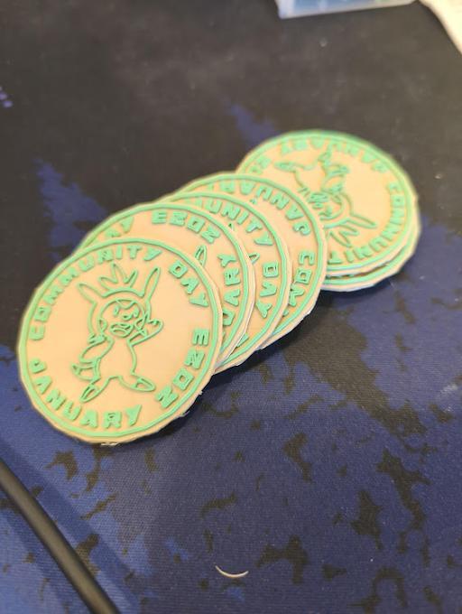 Chespin January Community Day Coin