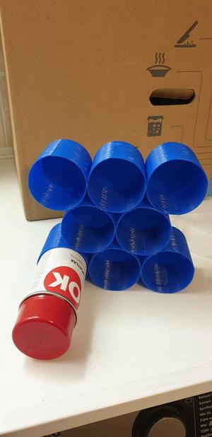 Spray Paint and can holder (by the bottom - horizontally