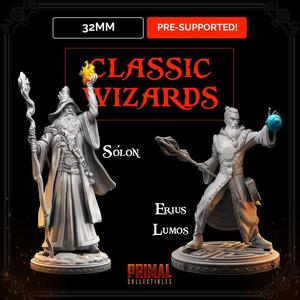 Classic Wizards (Erius Lumos & Solon) (Hero Quest | Dungeons & Dragons)
