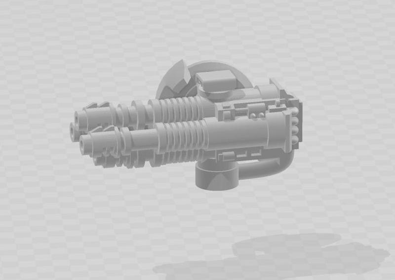 Heavy laser sponson