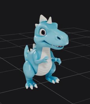 Blue Baby Dino