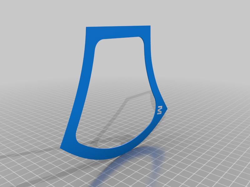 reusable mask template | in 5 sizes 