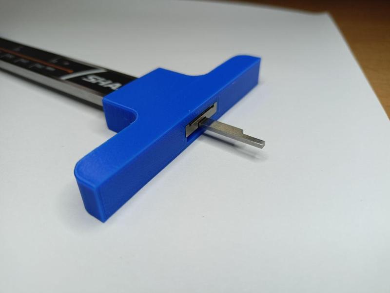 Caliper depth measuring foot for Shahe digital caliper