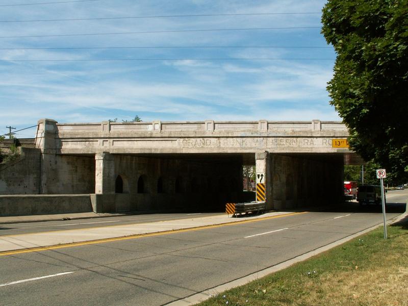 Grand Trunk Western Model Railroad Bridge