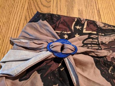 Bandanna Clip Ring Buckle Tie Thingamabob