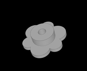 Lego Compatible (3742.dat) Plant Flower