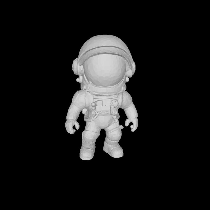 Adorable Space Explorer 3D Figurine For Decoration And Aquarium