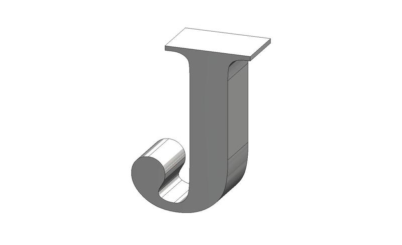 J Letter Times New Roman Font