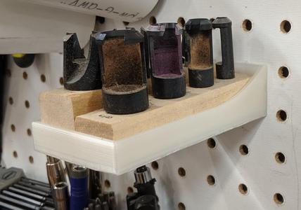 Plug Cutter Pegboard Holder
