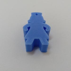 Nurse Meeple Silhouette – 3D Printable Game Token