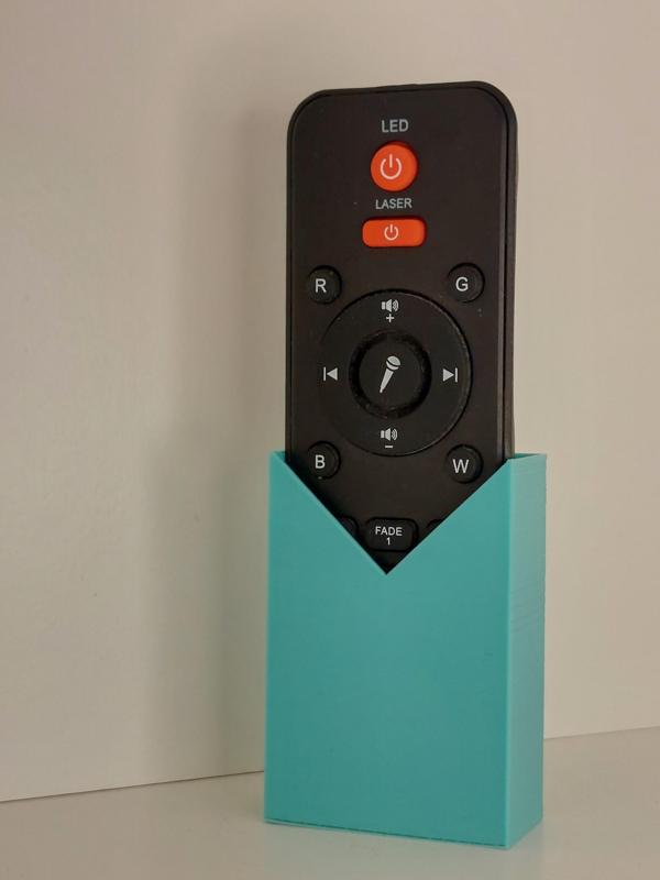 led remote holder for on the wall