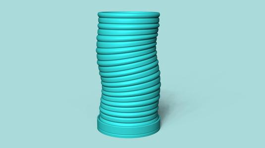 Vase 22 with Plate - Simple Plant Pot - Home Decor
