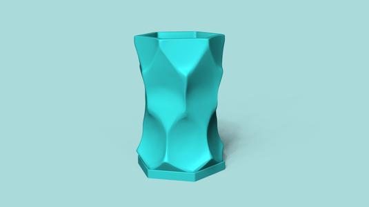 Vase 13 with Plate - Simple Plant Pot - Home Decor