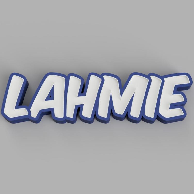 NAMELED LAHMIE - LED LAMP WITH NAME