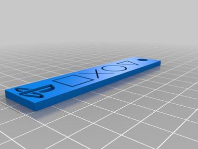 PlayStation keychain