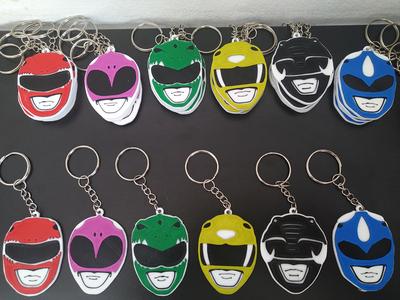 Power Rangers keychains