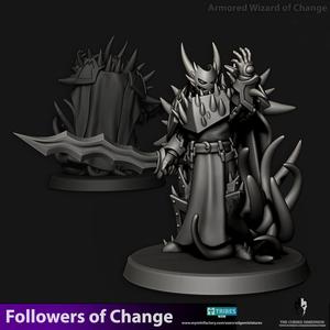 Armored Wizard of Change - Followers of Change - 28mm