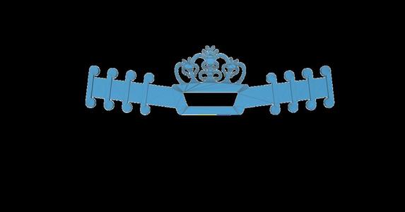 Surgical Mask Strap Queen Crown
