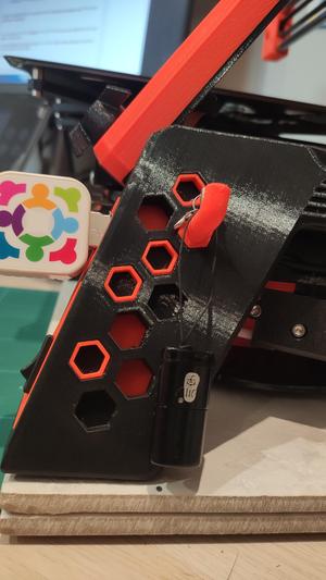 Hexagon Hook for Prusa MINI Base (V2 Rotated)