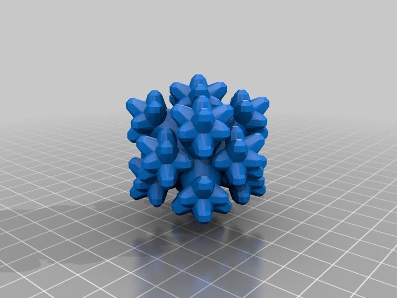 Cubic Fractal Sides&Edges rounded