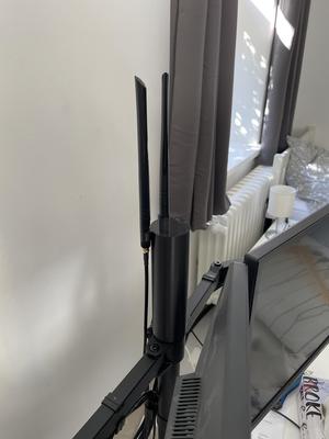 Monitor Arm Antenna Holder