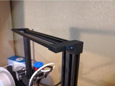 LED strip mounts for Ender 3 type printer