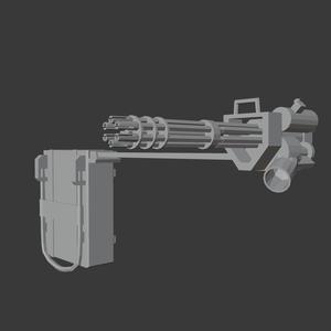 Gatling Gun 3D stl