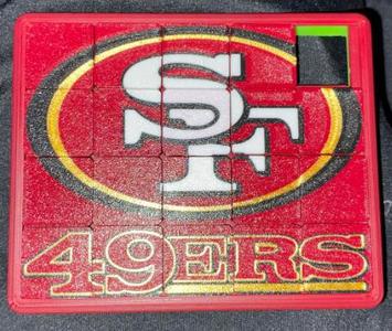 San Francisco 49ers slider puzzle tiles (Multicolor)