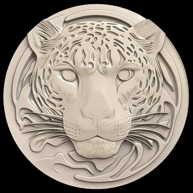 3D Model STL File for CNC Router/Laser & 3D Printer A Jaguar with the Ability to Disappear Into the Shadows 3