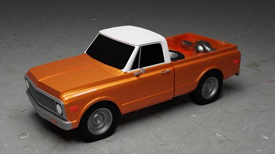 Little Chevy c-10 Match Box