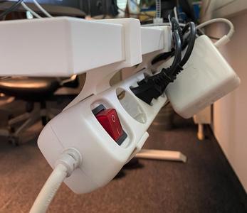 Power Strip Holder - Standing Desk Cable Management