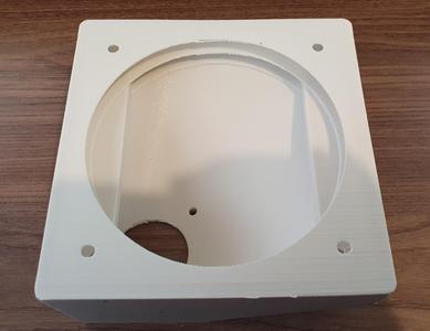 Parametric fan mount air filter support HEPA/Carbon