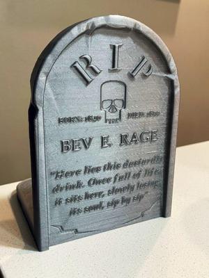 Tombstone Beverage Coaster