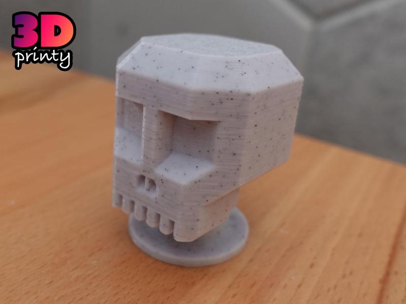 Faceted Skull Bobblehead
