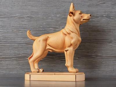 Carved Dog