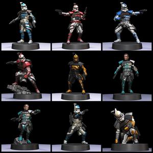 ARC Trooper Clone Miniatures
