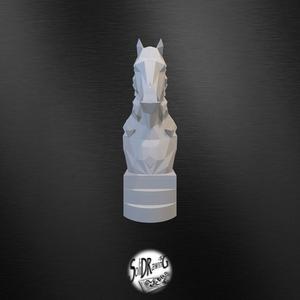 Horse A9 - LowPoly - Bust - Head - Perfect Design - Easy Print - Decor - SoliDRawinGS0126